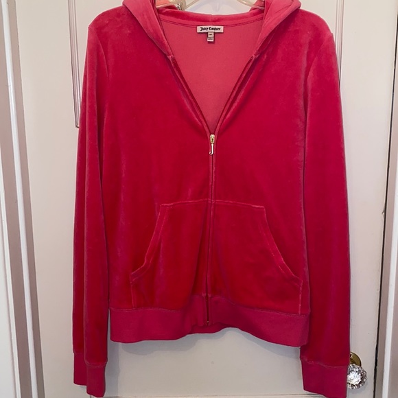 Y2K Juicy Couture BLING Pink Velour Velvet Tracksuit SET CHOOSE JUICY - Picture 11 of 16